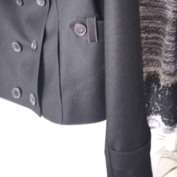 Hugo Boss Wool Jacket Women 6 Black Coat Blazer - Picture 3 of 8